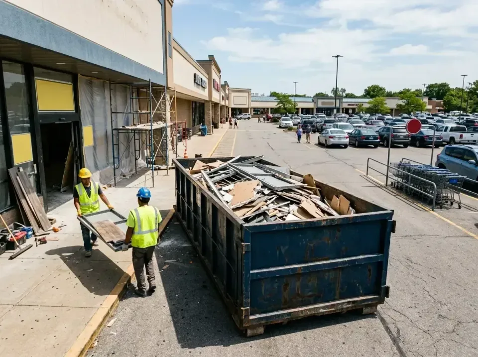 retail-store-renovation-debris-003 — frequently asked questions, Roll-off Dumpster Rentals in Fox Point, WI